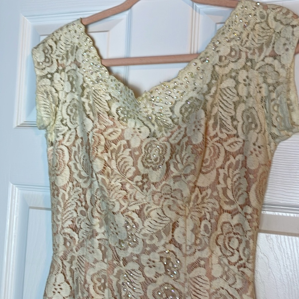 VINTAGE NORMAN ORIGINAL FORMAL DRESS - Picture 2 of 14